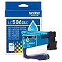 Brother LC506XL Cyan High Yield Ink Cartridge, Prints Up to 1,500 Pages (LC506XLCS)~#|#~54E325ED-5618-4FBA-BD1437555C647BE9_sc7