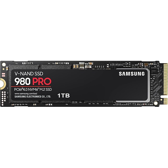 Samsung 980 PRO 1TB M.2 PCIe Gen4 NVMe Internal Solid State Drive