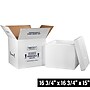 16.75" x 16.75" x 15" Insulated Shipping Containers, 200# Mullen Rated, White (249C)~#|#~54ED4723-BEDA-424A-837FEF8C4956C409_sc7