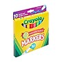 Crayola Markers, Broad Tip, Assorted, 10/Pack (58-7725)~#|#~54EF9A0C-54F0-47C4-8F619740B9B01F59_sc7