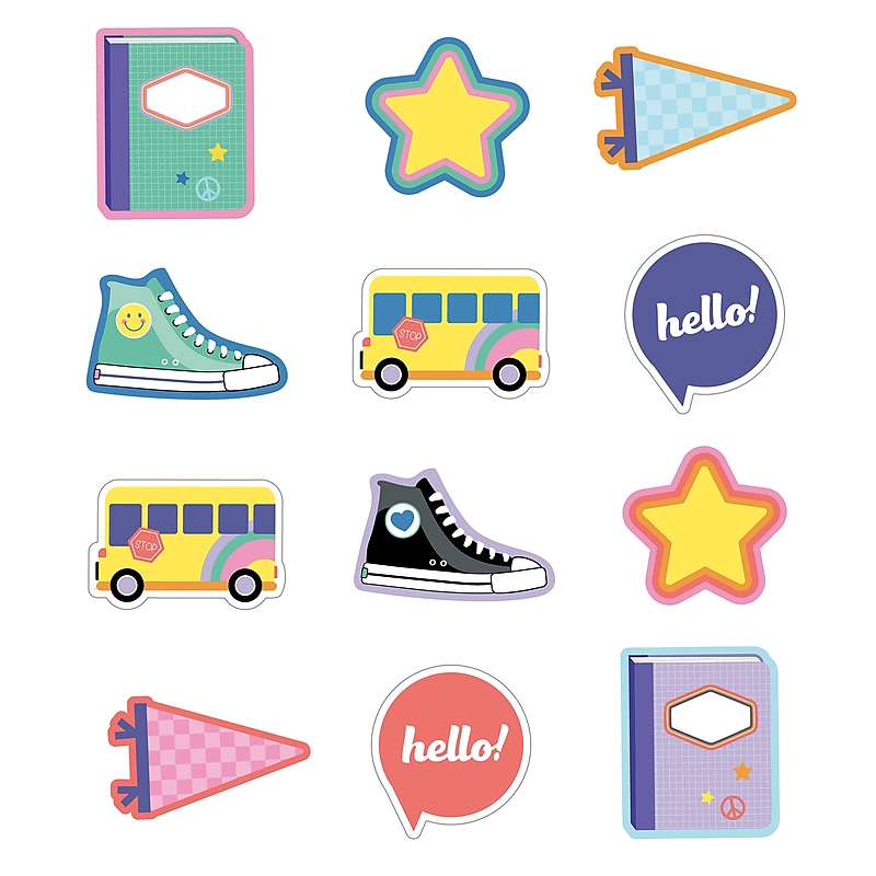 Carson Dellosa Education We Stick Together Hello School Cut-Outs, 36/Pack (120652) image 1