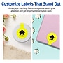 Avery Lollipop Laser/Inkjet Multipurpose Labels, 1.5" x 4", Neon Yellow (160/Pack)~#|#~54F0F107-AA04-482F-A13BC6703191F321_sc7