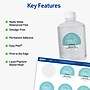 Avery Laser Waterproof Round Labels with Sure Feed, 2 1/2" dia., White, 72 Labels/Pack (5657)~#|#~54F8F33D-C6AA-48B9-9AFD1FAAC20BEA29_sc7