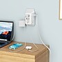 Ciao Tech 6-Outlet Surge Protector Wall Tap with 2-USB Ports & Adjustable LED Night-Light, 540-Joules, White (CPAZY00-026)~#|#~54F9BF50-DAB7-4CAB-AA98E07AFAFCDEB0_sc7