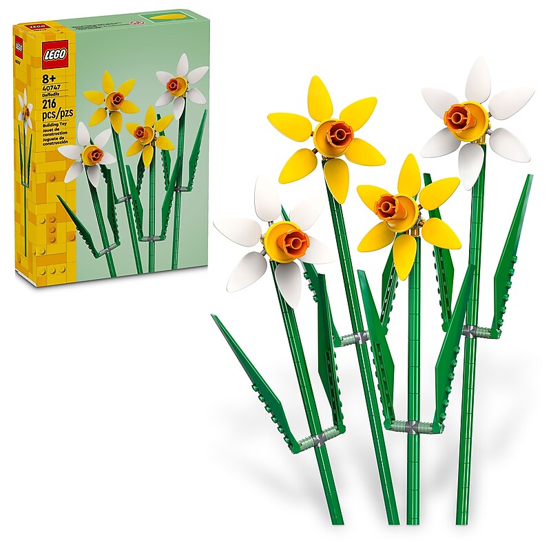 LEGO Botanicals Daffodils, 216 Pieces (40747) image 1