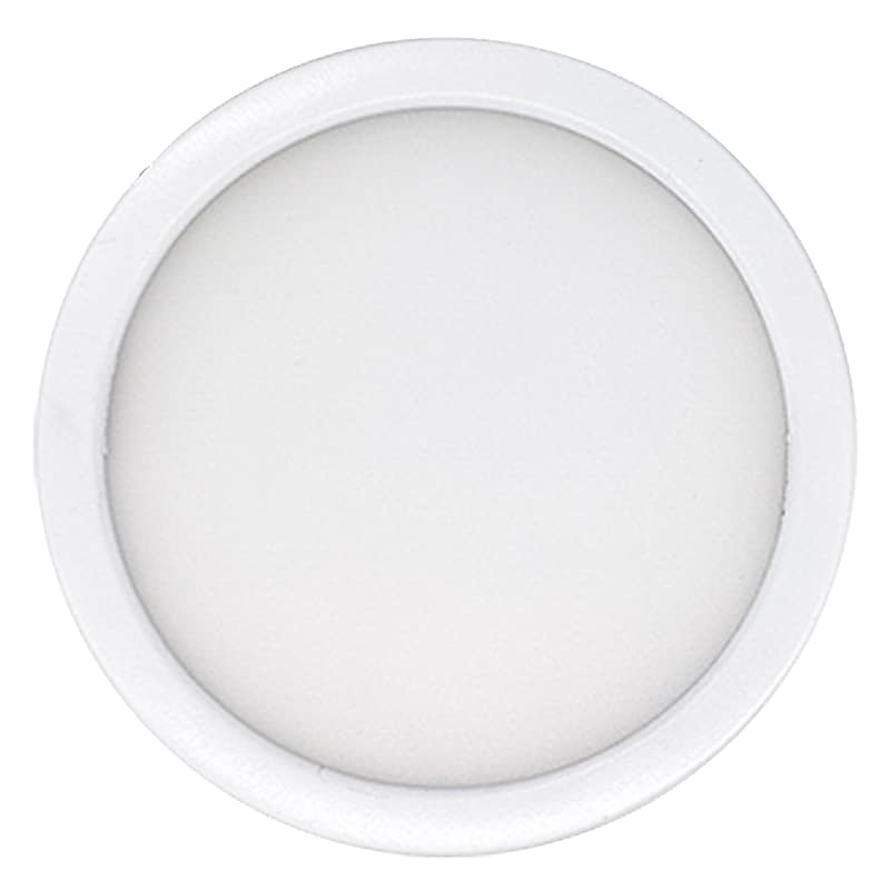Bulbrite 5" Round 10.3-Watt 3000K LED Flush Mount Light, 850 Lumens, White (773600) image 1