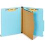 Staples® Recycled Pressboard Classification Folder, 1-Dividers, 1 3/4" Expansion, Letter Size, Light Blue, 20/Box (ST614424-CC)~#|#~54FD94FA-BEC5-4446-B34983150507456C_sc7