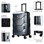 DUKAP Zonix 26" Hardside Suitcase, 4-Wheeled Spinner, TSA Checkpoint Friendly, Green (DKZON00M-GRE)~#|#~54FFCF81-18A9-4CA0-B0607FCB3BE4A572_sc7
