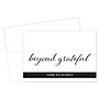 Great Papers Simply Beyond Grateful General Use Thank You Notecard Kits, Black/White, 50/Pack (2025031)~#|#~55035621-1049-402B-A96A195A3E07F94D_sc7