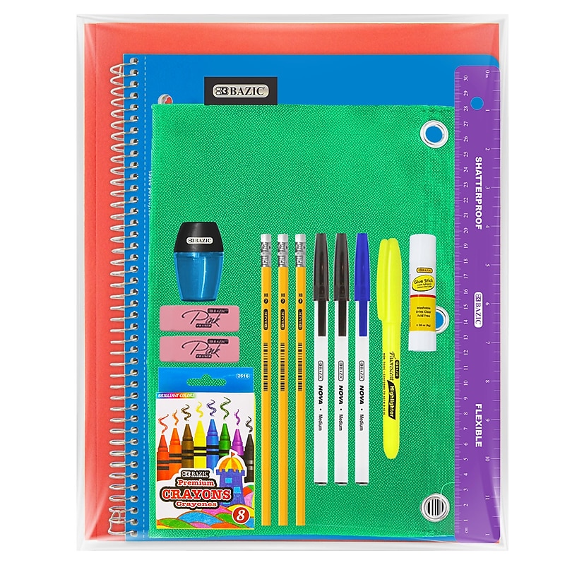 BAZIC Essential School Kit (23ct) image 1