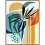Amanti Art Summer Tropics by Ishita Banerjee Framed Canvas Wall Art Print, 32" x 42" (A42677747808)~#|#~550E0A08-C450-40AF-9631E195F27EFDD0_sc7