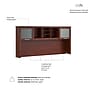 Bush Home Somerset 72" W Desk Hutch, Storage Shelves for Office Desk, Hansen Cherry (WC81711)~#|#~550E8A32-F1A4-43F9-9CC777A4601858D3_sc7
