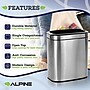 Alpine Industries Stainless Steel Trash Can with Liner, 5.3 Gallon (ALP470-20L)~#|#~550EA01E-AE77-4B0F-8BFE9AA2E4E32909_sc7