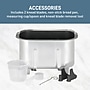 West Bend Hi-Rise 2.5 lb Bread Maker, Gray (47413)~#|#~550F5050-30A9-4168-8031CB0656A7E996_sc7