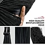 BISON LIFE Heavy Duty 48.5" Adjustable Lobby Dustpan and Broom Set, Black (BPES-DPBK-12A)~#|#~550FA943-5EEE-4D6E-832D38BE40DD5789_sc7