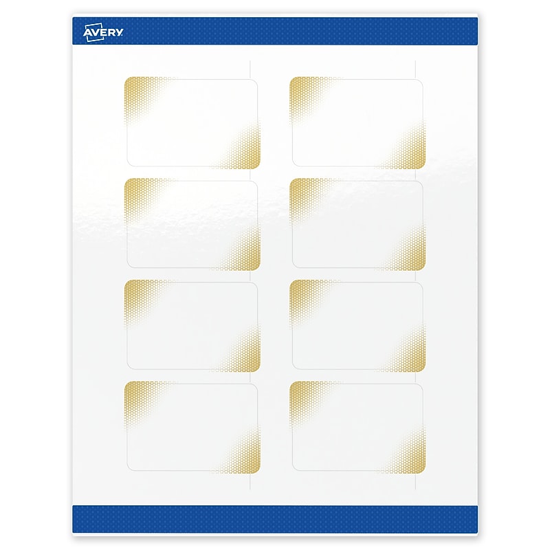 Avery Laser/Inkjet Rectangle Multipurpose Labels, 2" x 3", White, 80/Pack (S00-EWC) image 1