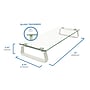 Mount-It! Monitor Riser and Laptop Stand, Clear/Silver (MI-7262)~#|#~551F234C-0700-4387-8769ECFC5E794D7F_sc7
