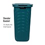 Mind Reader 15.85-Gallon Laundry Hamper with Lid, Plastic, Blue (60HAMP-BLU)~#|#~5522CBB0-9D41-4AB5-85EA9A750E30DB29_sc7
