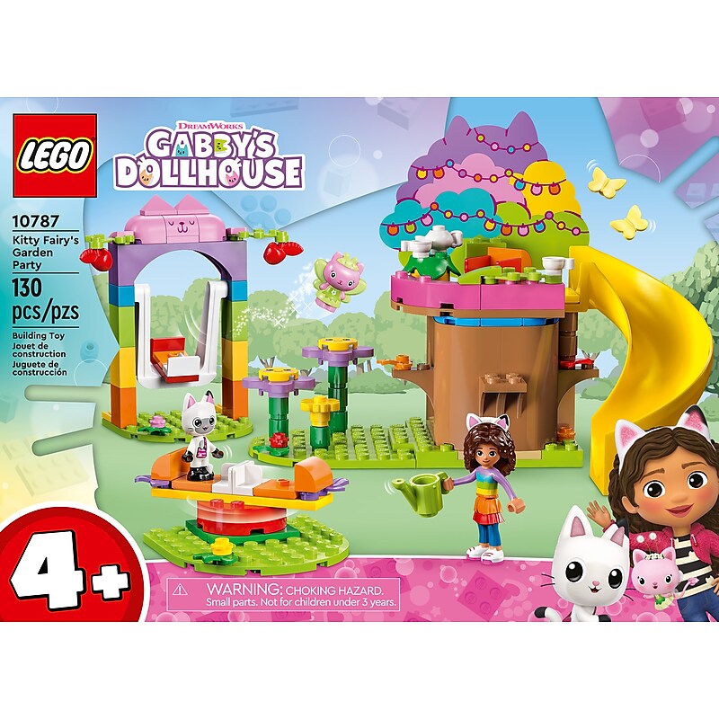 LEGO Gabby's Dollhouse Kitty Fairy's Garden Party, 130 Pieces (10787) image 1