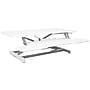 Mount-It! 38"W Manual Adjustable Standing Desk Converter, White (MI-15005)~#|#~55276EC6-709B-4FB6-A5FB66730E2F93DE_sc7