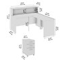 Bush Business Furniture Arrive 60"W L Shaped Reception Desk with Shelf and Mobile File Cabinet, Mocha Cherry (ARV004MR)~#|#~5528D4E3-E005-482D-ABAECA7E8C797A64_sc7