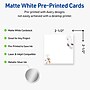Avery Floral Design Matte Blank Card, White, 90/Pack (S00-F4D)~#|#~552A656F-0D6F-4518-BA71A1EBA2693FCE_sc7