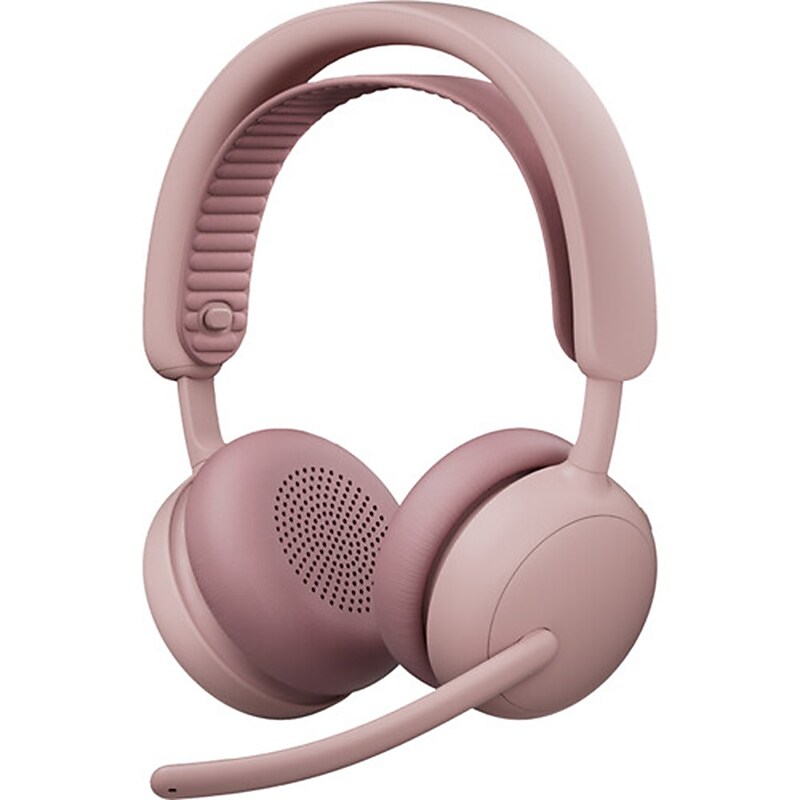 Logitech Zone Wireless 2 ES USB-C Bluetooth Stereo Phone & Computer Headset, MT Certified, Rose (981-001519) image 1