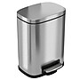 iTouchless SoftStep Stainless Steel Rectangular Step Pedal Trash Can with Removable Inner Bin, 1.32 Gal., Silver (PC05RSS)~#|#~552C11CA-666D-4CE4-83401FCB7397E6B0_sc7