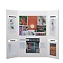 Flipside Tri-Fold Presentation Boards, 36" x 48", Corrugated Paper, White, 4/Pack (18042)~#|#~552FDCB4-AA1C-478B-A14B9F97840E3350_sc7