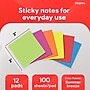 Staples Ultra Sticky Notes, 3" x 3", Summer Breeze Collection, 100 Sheets/Pad, 24 Pads/Pack (ST62882)~#|#~55319F70-4664-4BA6-A4294BC0F121A7D7_sc7