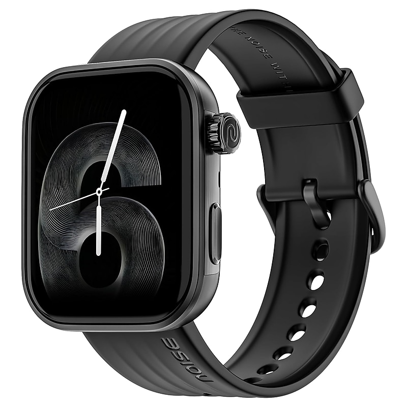 Noise Pro 6 Intelligent AI Smart Watch, Black (NSW435BL) image 1