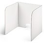 Classroom Products Foldable Cardboard Freestanding Privacy Shield, 20"H x 20"W, White, 20/Box (2020 WH)~#|#~55398621-1C83-46FF-81B4268823990B91_sc7