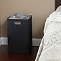 Household Essentials 23-Gallon Hamper, Polyester, Black (5640-1)~#|#~553AE573-5512-4C56-9AAB9EFF88B3BB7C_sc7