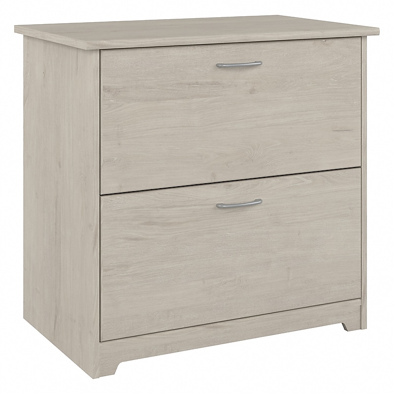 Bush Furniture Cabot 31"W 2-Drawer Lateral File Cabinet, Letter/Legal, Linen White Oak (WC31180) image 1