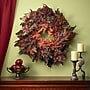 Nearly Natural 4908 30" Maple Leaf Wreath, Orange~#|#~553C60A4-D190-4793-AA5DADD24EC6F670_sc7