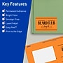 Avery Rectangle Multipurpose Labels, 2" x 3.75", Bright Orange, 320/Pack (94240)~#|#~553EB420-304B-431A-9E8C43DCD9587AD9_sc7
