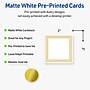Avery Gold Multi-Lined Border Matte Blank Card, White, 120/Pack (S00-DHN)~#|#~553F0F0C-5839-465D-B49BE6FB1BD4E36B_sc7