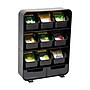Mind Reader 11-Compartment Plastic Tea Bag Organizer, Black (TBORG-BLK)~#|#~553FB2F7-3185-470B-8B5AEAFDE9D36197_sc7