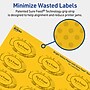 Avery Laser/Inkjet Oval Multipurpose Labels, 1-1/8" x 2-1/4", Bright Yellow, 210/Pack (94054)~#|#~5541F0AE-EF58-463C-97C492DF9121BBA0_sc7