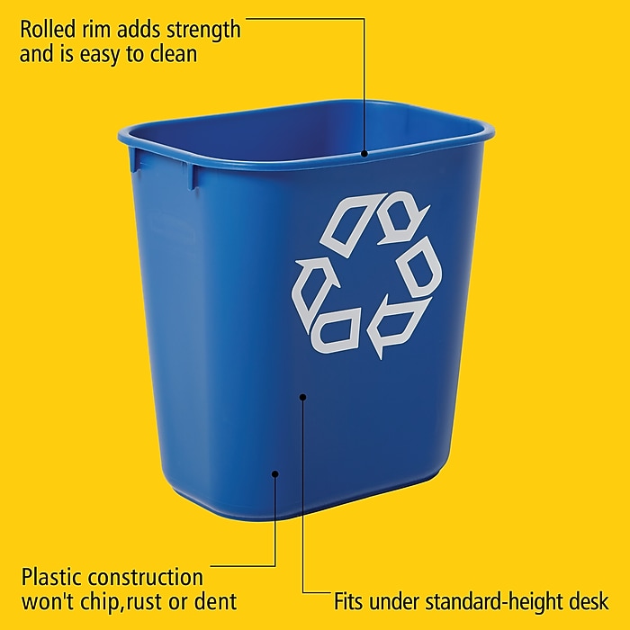 user_5b3f8950Rob Galbraith他1枚 Rubbermaid Indoor Trash Can w/ No Lid, Gray Plastic, 10.25 Gal