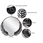 Infinity Instruments Empress Metal Wall Mirror, 22" (20006BK)~#|#~5547084B-E34A-47DB-883BE6626436A8C5_sc7