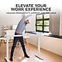 Uncaged Ergonomics RISE UP Electric Adjustable Height Steel Ergonomic Sit Stand Office Desk Frame, White (RUW)~#|#~55499C12-E5C8-4CF9-B39C3D8F82B80761_sc7