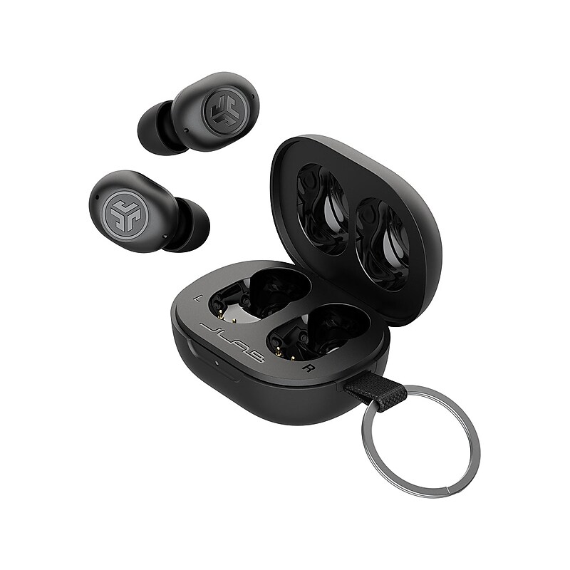 JLab JBuds Mini Wireless Earbuds, Bluetooth, Black (EBJBMINIRBLK124) image 1
