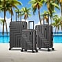 DUKAP Zahav 3-Piece Hardside Spinner Luggage Set, TSA Checkpoint Friendly, Black (DKZAHSML-BLK)~#|#~554F9DF5-5AEA-440F-9331927343AD3B14_sc7