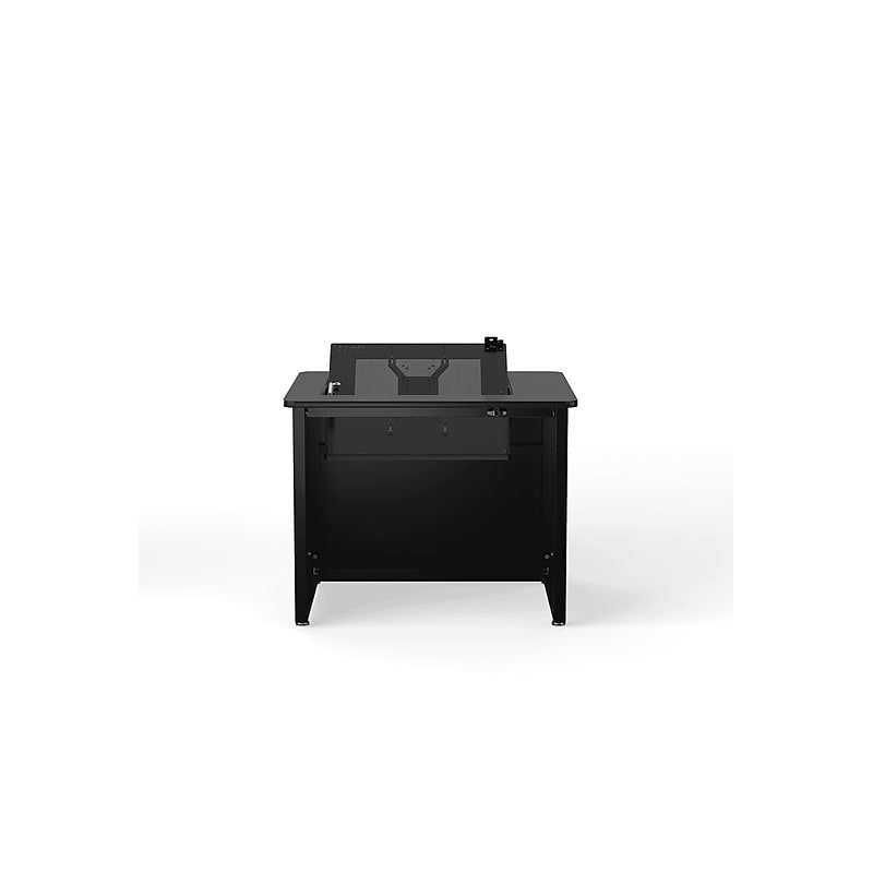 VersaDesk Enclosed Revolution 36"W Computer Desk, Black (RSD3630-BB) image 1