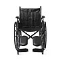 Medline Guardian K1 Wheelchair, 16" Seat Width, Removable Desk Length Arms, Elevating Legrest, Black (K1166V22E)~#|#~5561ABAD-3671-4E5C-9A546DA5AE2E51EA_sc7