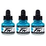 Daler-Rowney FW Acrylic Ink, Turquoise, 29.5ml, Pack of 3 (DRW160029145-3)~#|#~556432BD-5517-48CC-A21B34E5228340C8_sc7