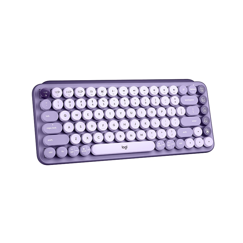 Logitech POP Keys Wireless Mechanical Keyboard, Cosmos (920-011233) image 1