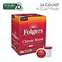 Folgers Classic Roast Coffee Keurig® K-Cup® Pods, Medium Roast, 24/Box (5000368730)~#|#~55749C00-0FA5-4828-B17CF33F345F36BD_sc7