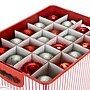 Simplify Christmas Ornament Storage Tote Bin with Lid, Plastic, Multicolored (9081-E)~#|#~55805855-6672-4767-B9F8DE8E793BEDB5_sc7